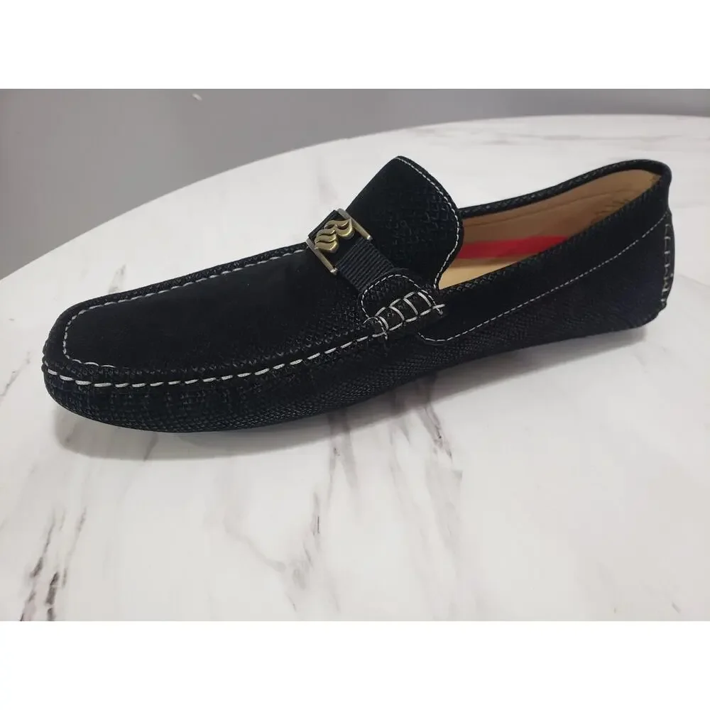 NEW Rocawear Dwight Black Slip On‎ Loafers Oxfords Shoe Men 9.5 House shoe dress